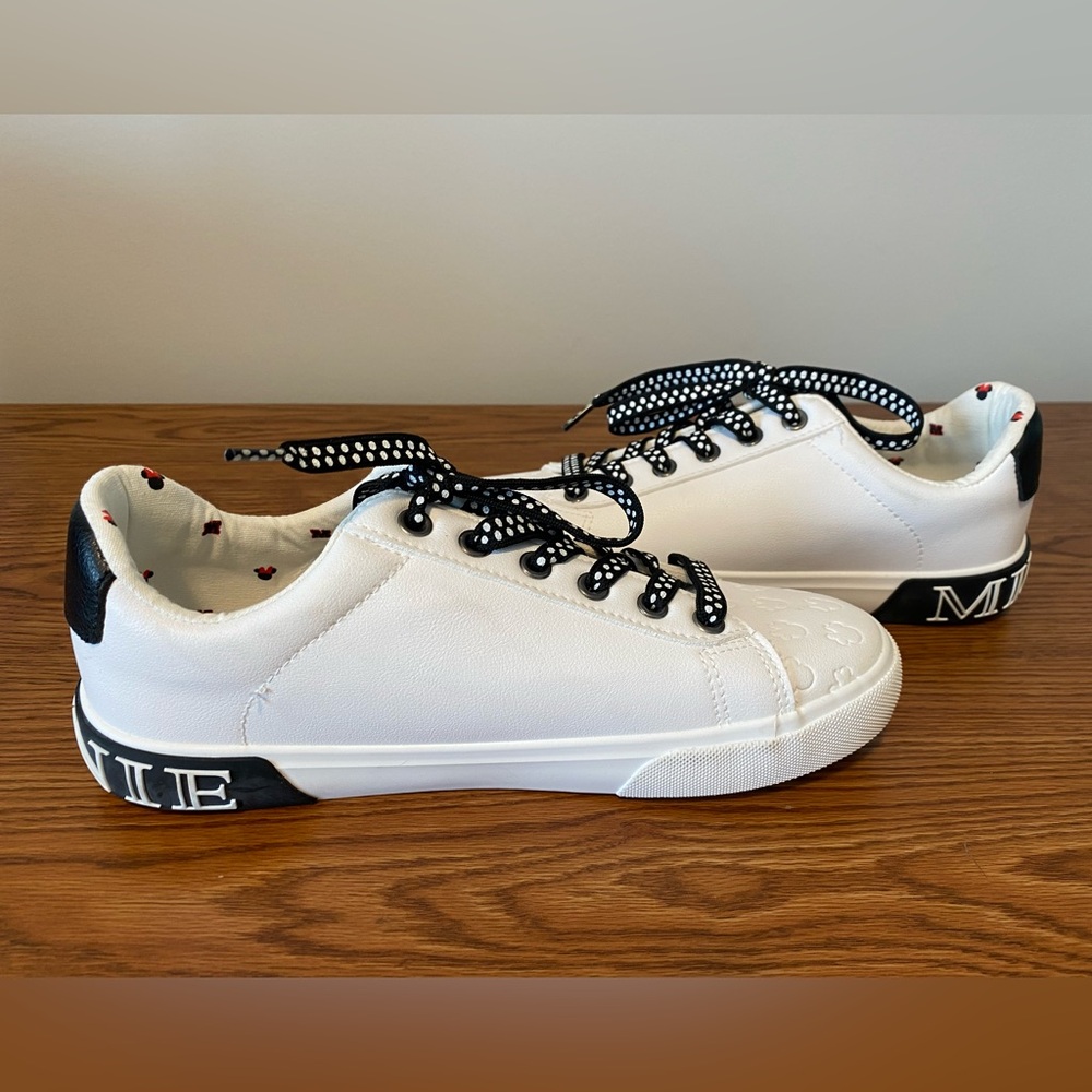 Disney White Sneakers with Red and Black Accents - Picture 4 of 6